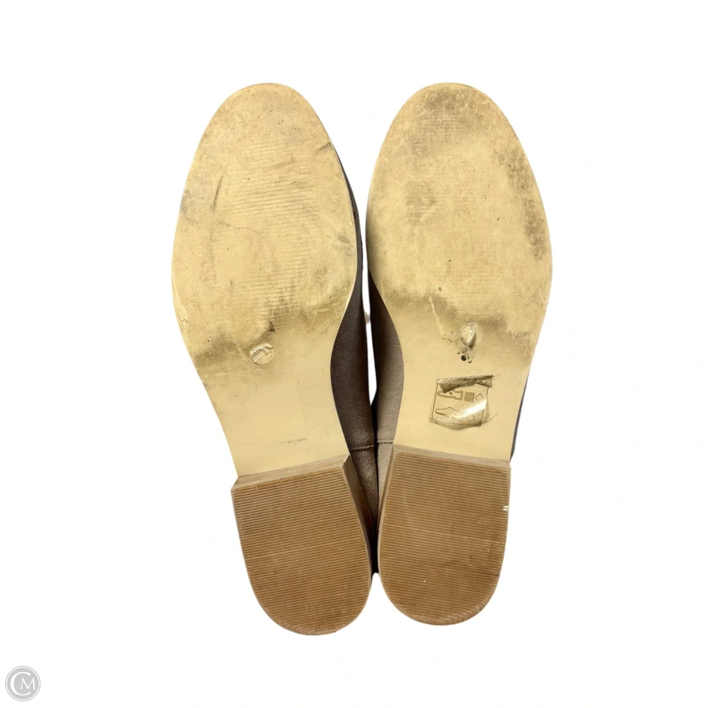 Boots Leather By Sole Society In Taupe, Size: 9