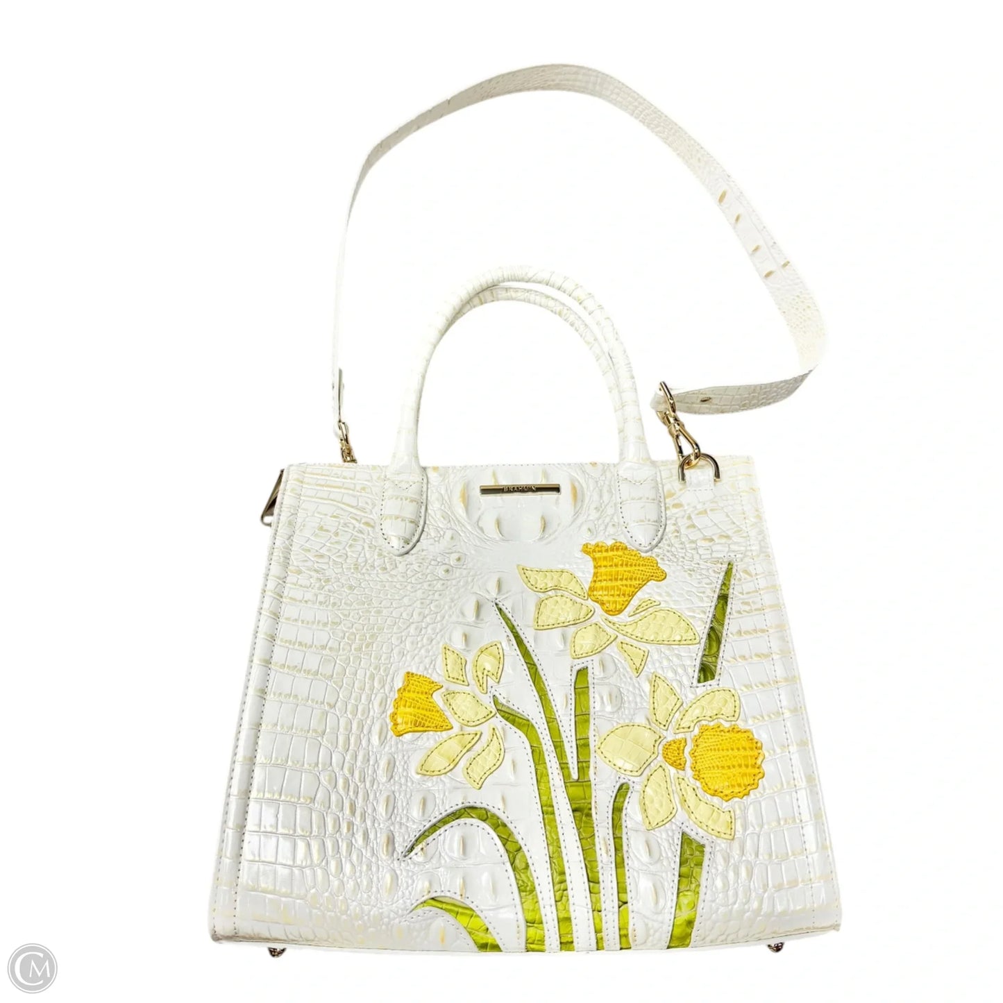 Handbag Designer By Brahmin, Size: Large