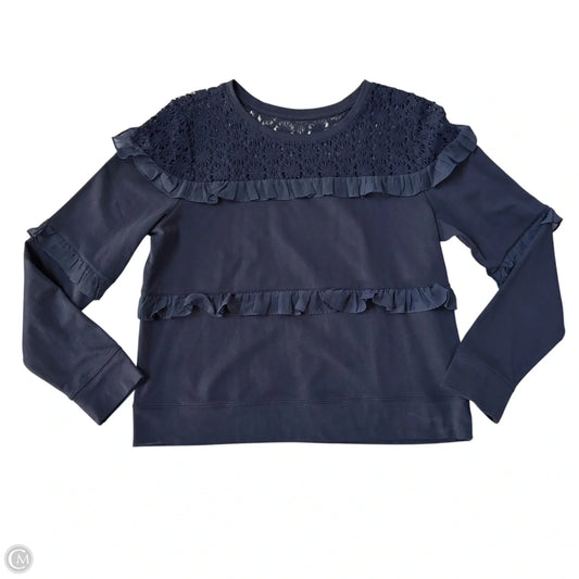 Top Long Sleeve Designer By Lilly Pulitzer In Navy, Size: Xl