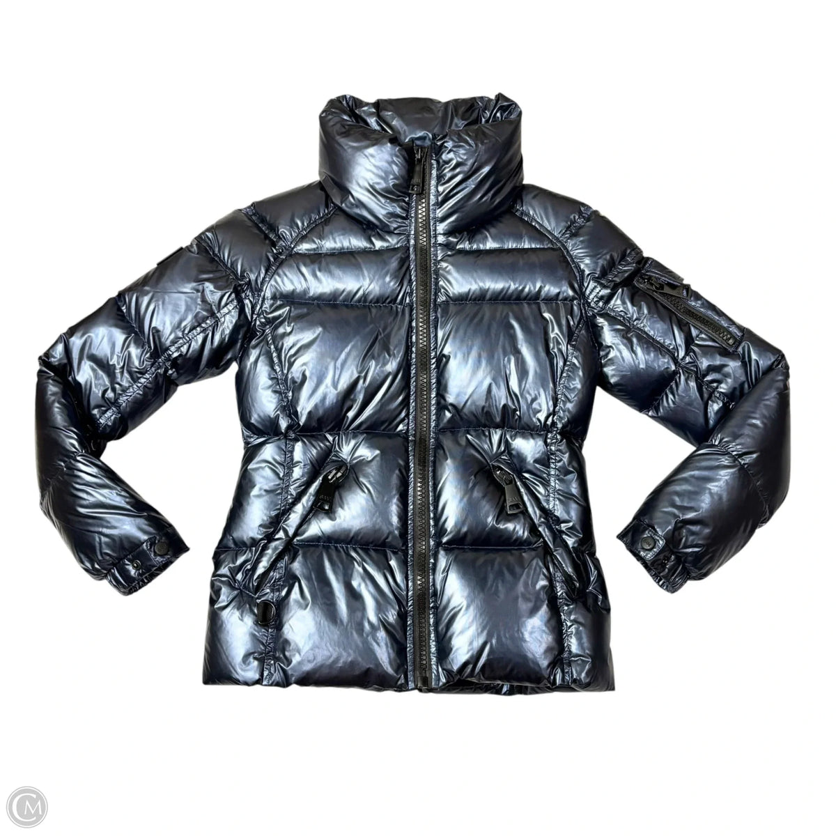 Coat Puffer & Quilted By Sam. In Navy, Size: S