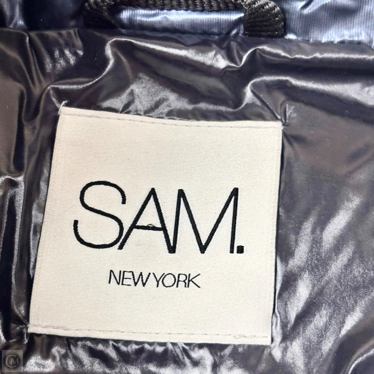 Coat Puffer & Quilted By Sam. In Navy, Size: S