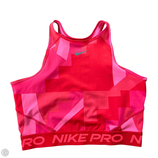 Athletic Tank Top By Nike Apparel In Geometric Pattern, Size: Xl