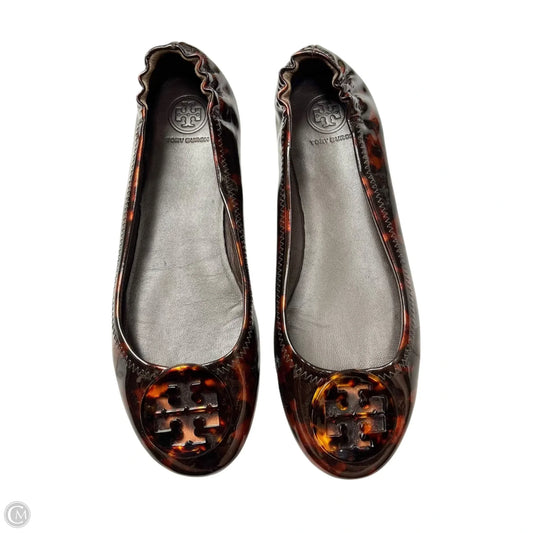 Shoes Designer By Tory Burch In Tortoise Shell Print, Size: 8