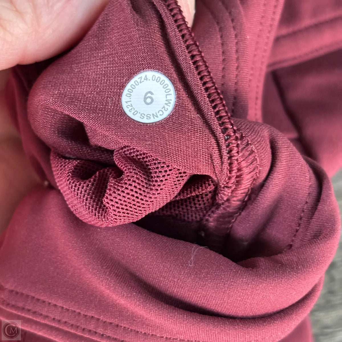 Athletic Bra By Lululemon In Maroon, Size: S
