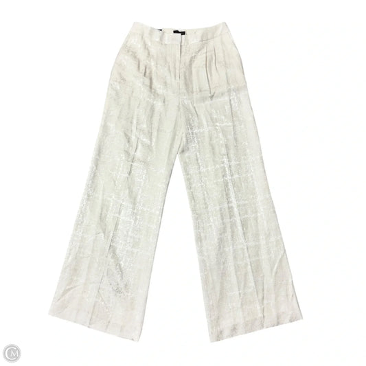 Pants Wide Leg By Donna Karan In White, Size: 8
