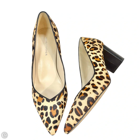 Shoes Heels Block By Marc Fisher In Leopard Print, Size: 8.5