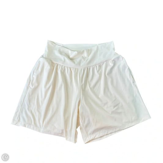 Athletic Shorts By Halara In Cream, Size: Xl