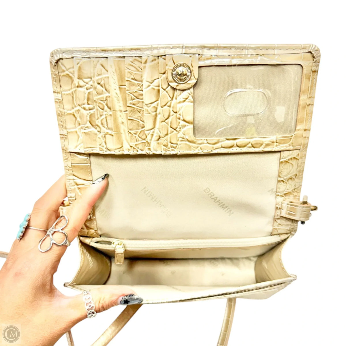 Crossbody Designer By Brahmin, Size: Small