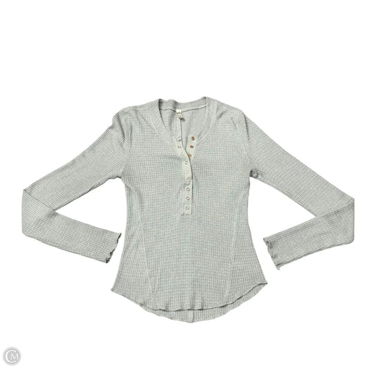 Top Long Sleeve By Free People In Grey, Size: Xs