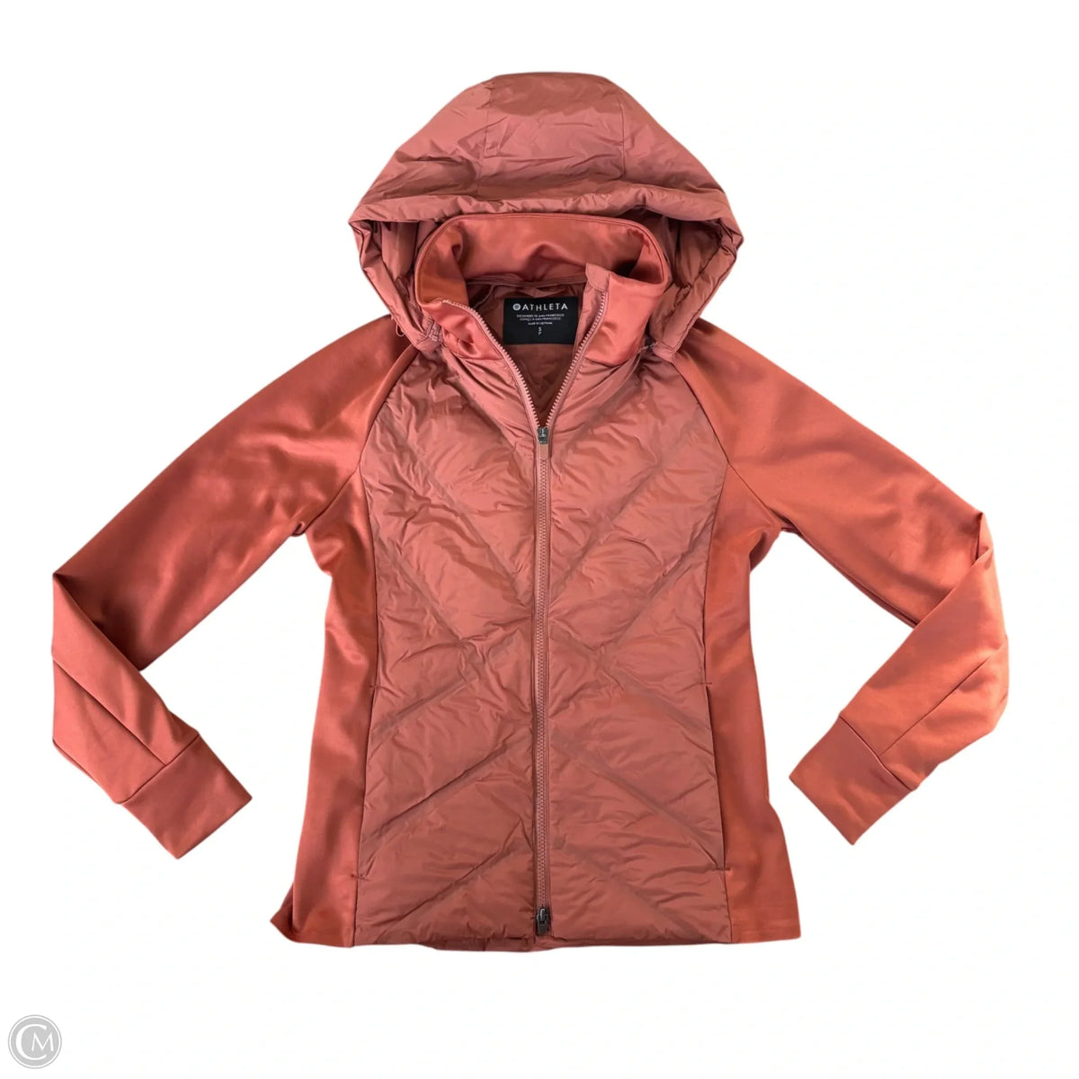 Athletic Jacket By Athleta In Orange, Size: S