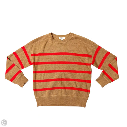 Sweater By Madewell In Striped Pattern, Size: Xs