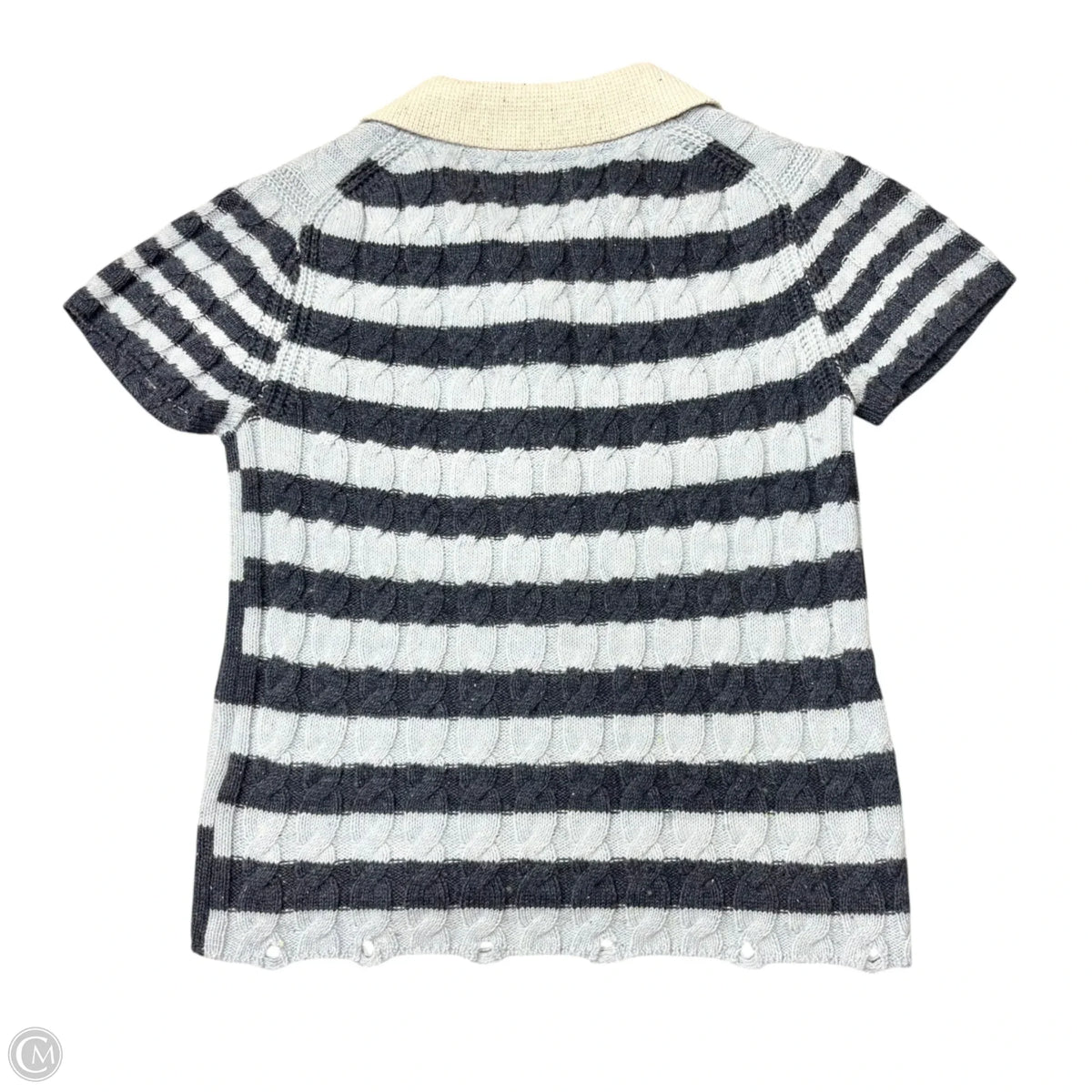 Sweater Short Sleeve By Pilcro In Striped Pattern, Size: S