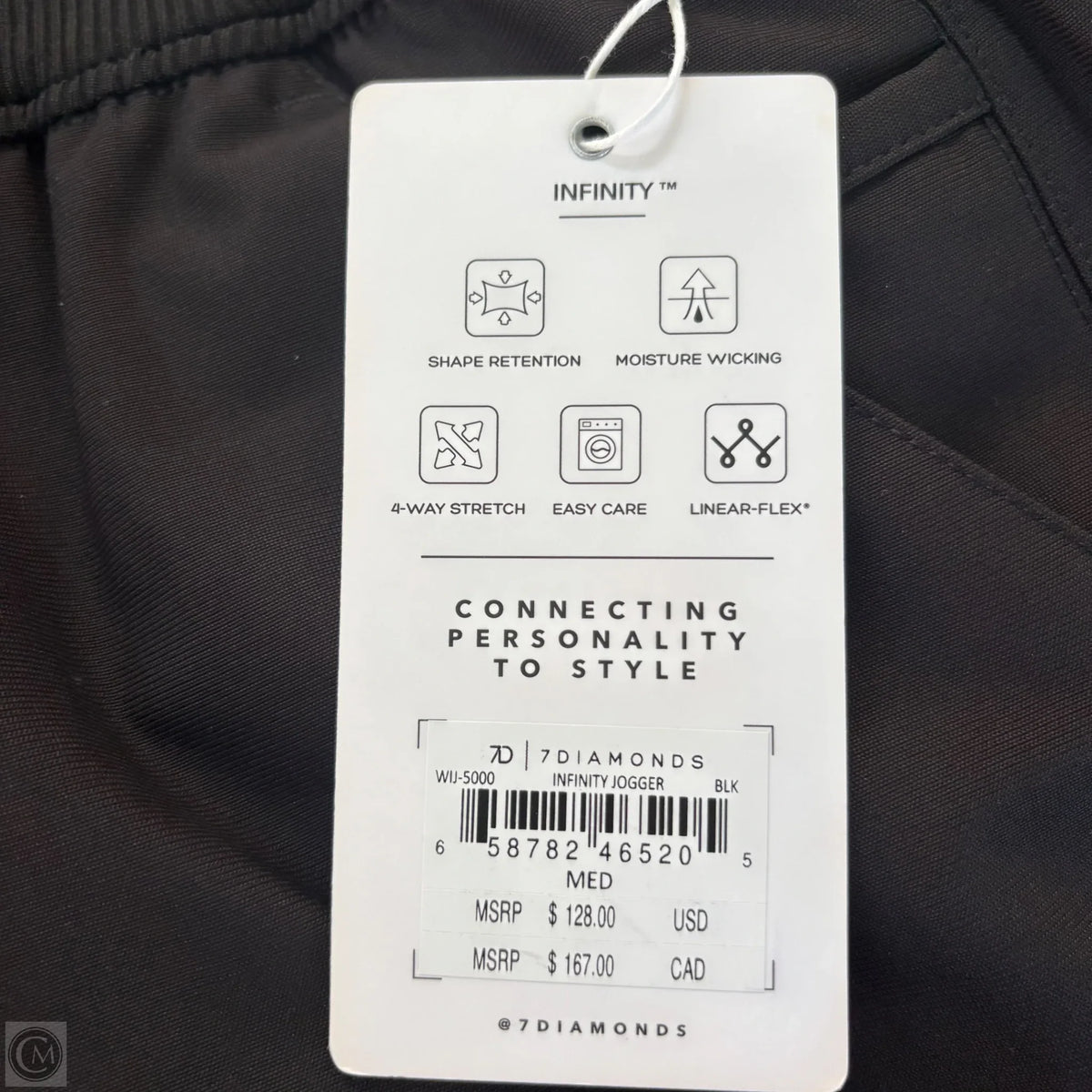 Athletic Pants By 7 Diamonds In Black, Size: M