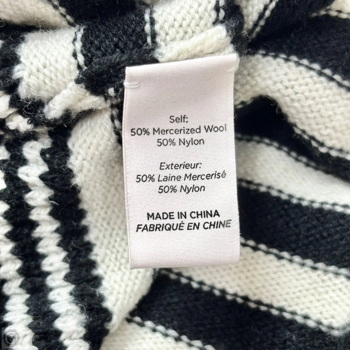 Sweater Designer By Cinc A Sept In Striped Pattern, Size: S