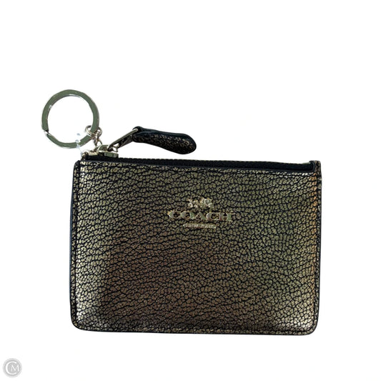 Coin Purse Designer By Coach, Size: Small