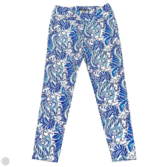 Pants Designer By Lilly Pulitzer In Blue & Purple, Size: 4