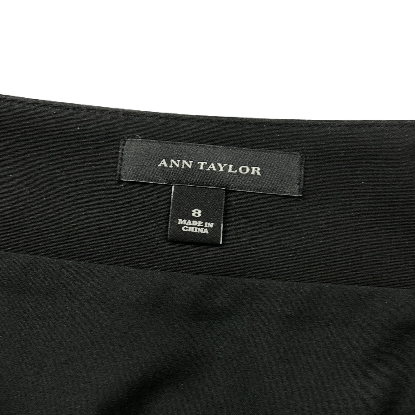 Black Skirt Midi By Ann Taylor, Size: M