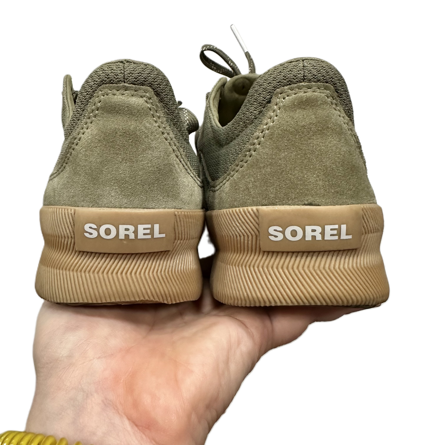 Green Shoes Sneakers By Sorel, Size: 10