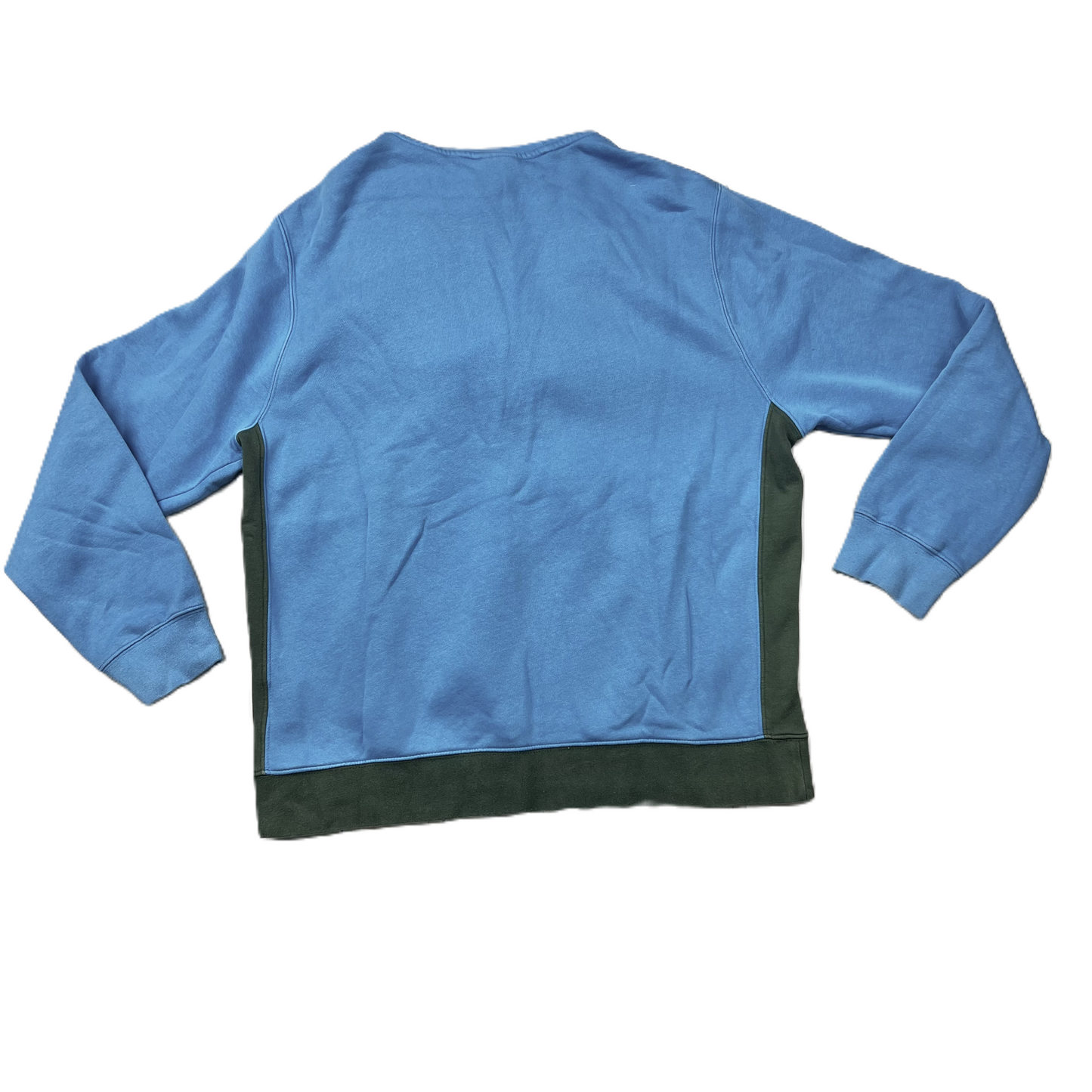 Blue & Green Athletic Sweatshirt Hoodie By Nike, Size: L