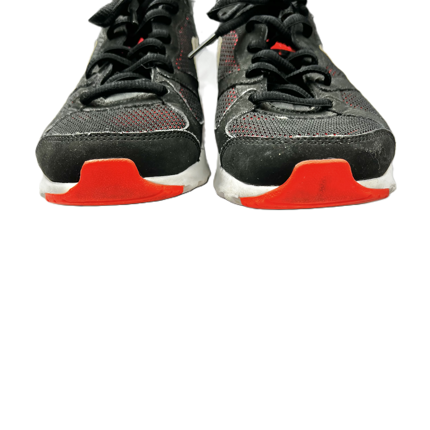 Black & Orange Shoes Athletic By Nike, Size: 6