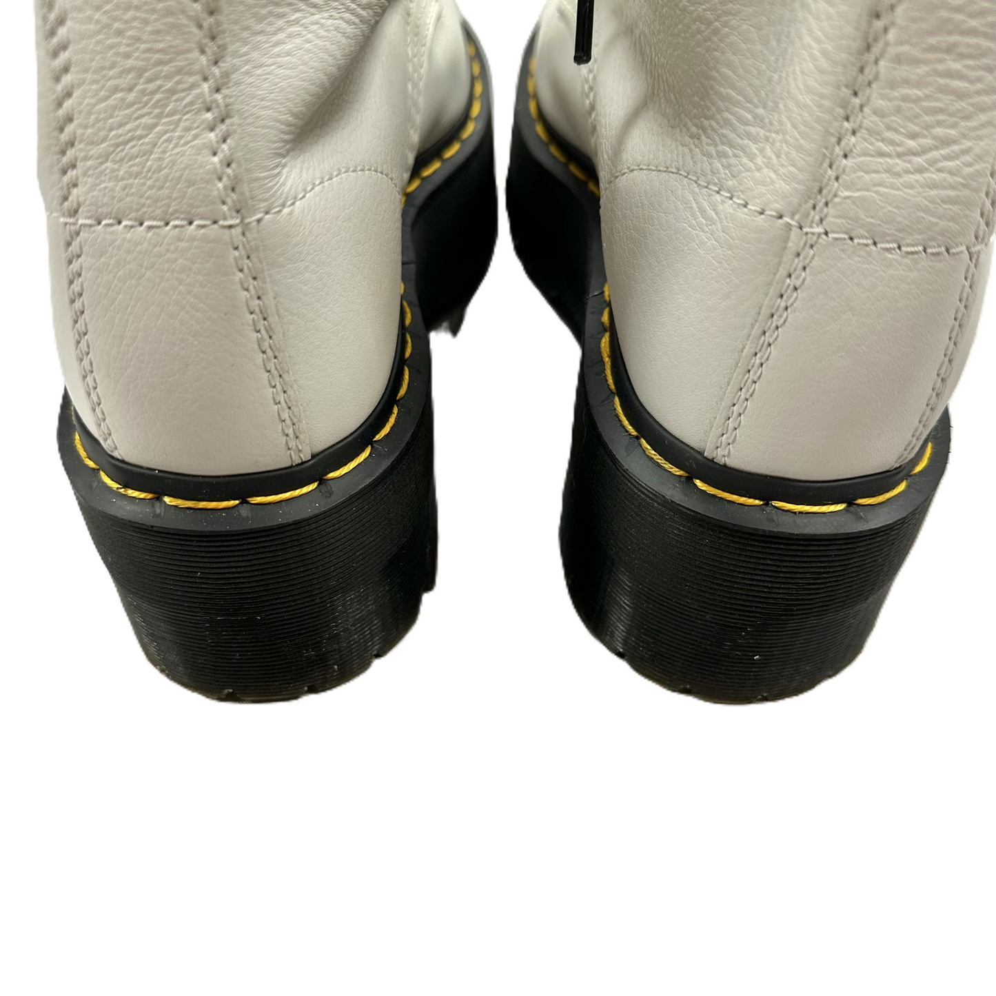 White Boots Combat By Dr Martens, Size: 9