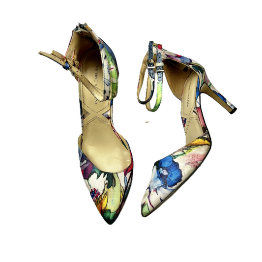 Multi-colored Shoes Heels Stiletto By Adrienne Vittadini, Size: 8