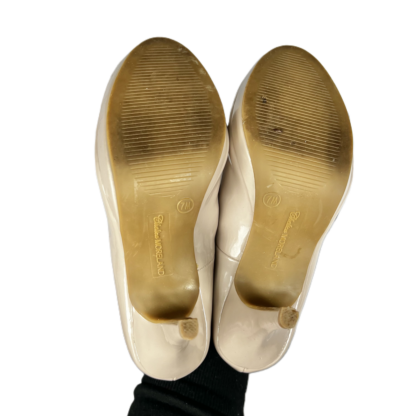 Beige Shoes Heels Stiletto By Chelsea Moreland, Size: 7