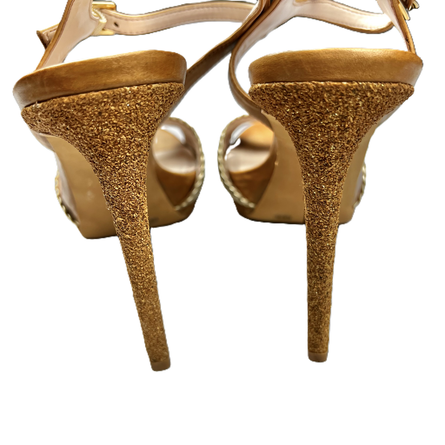 Gold Shoes Heels Platform By Vince Camuto, Size: 9.5