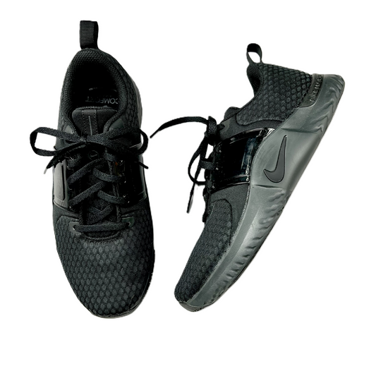 Black Shoes Athletic By Nike, Size: 8.5