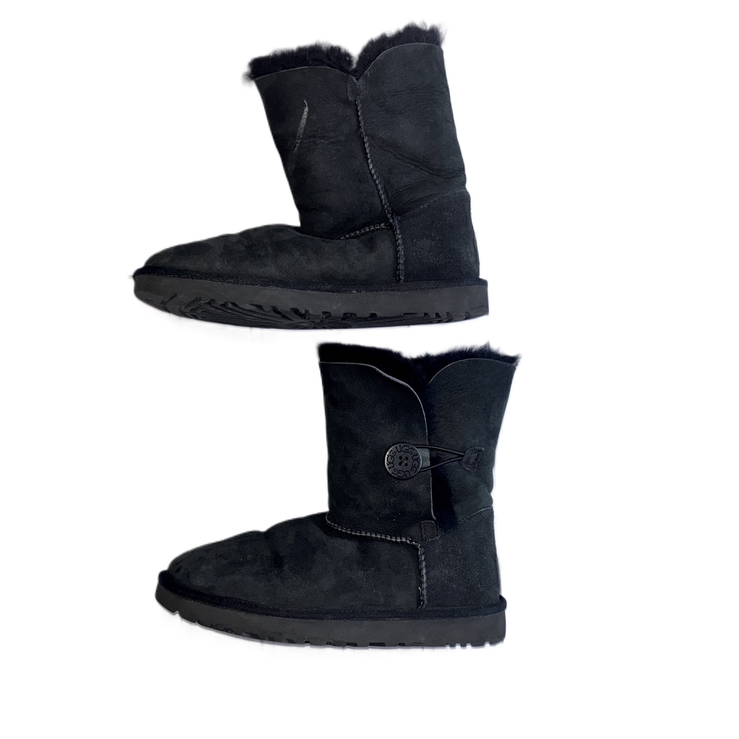 Boots Designer By Ugg In Black, Size: 8