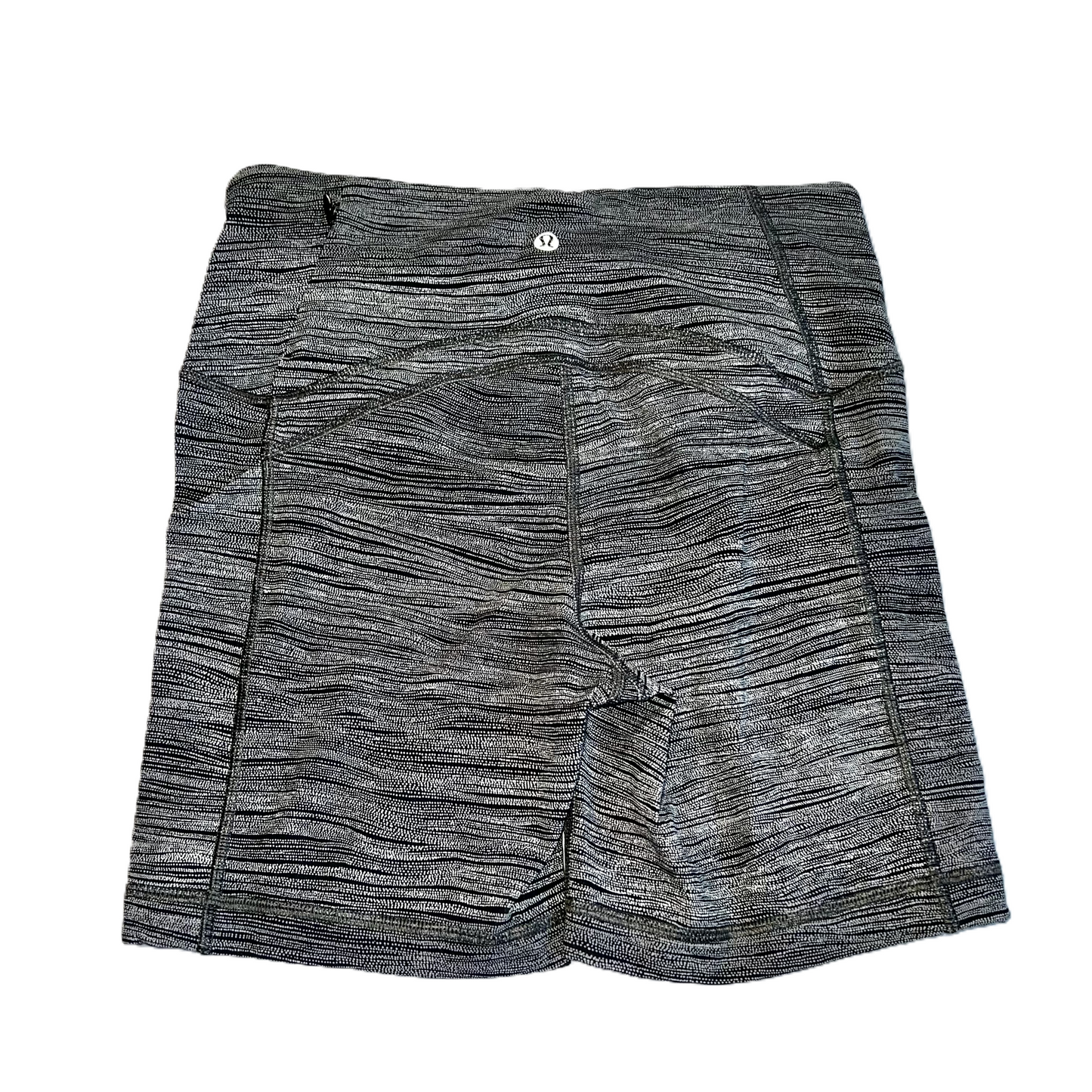 Black & White Athletic Shorts By Lululemon, Size: S