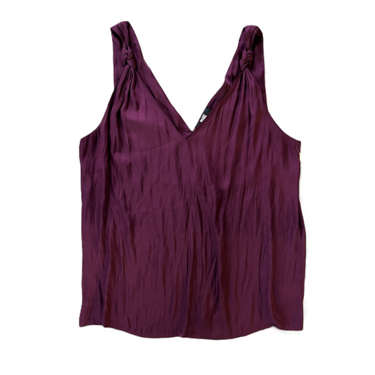 Blouse Sleeveless By Paige In Purple, Size: L