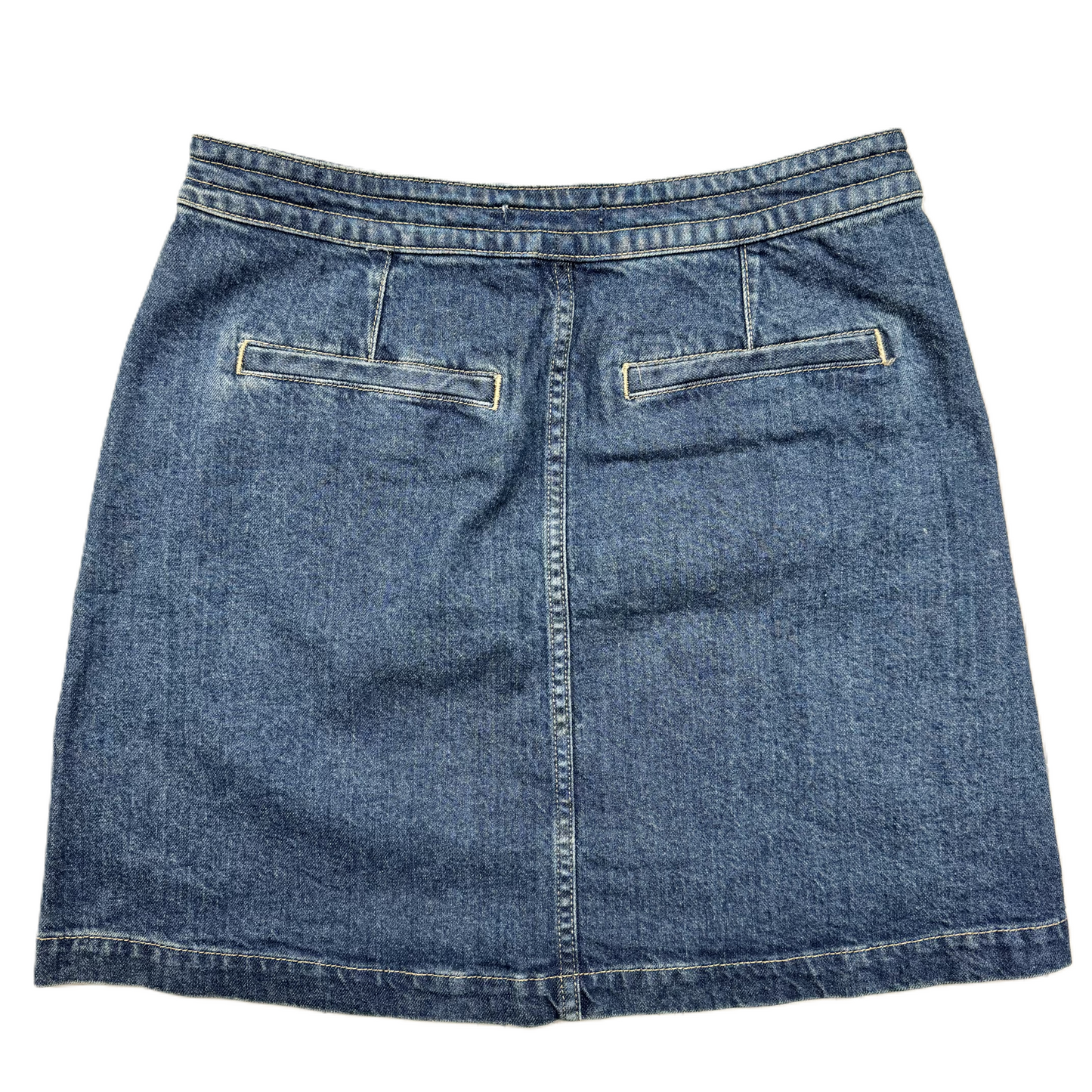 Skirt Mini & Short By Loft In Blue Denim, Size: 2