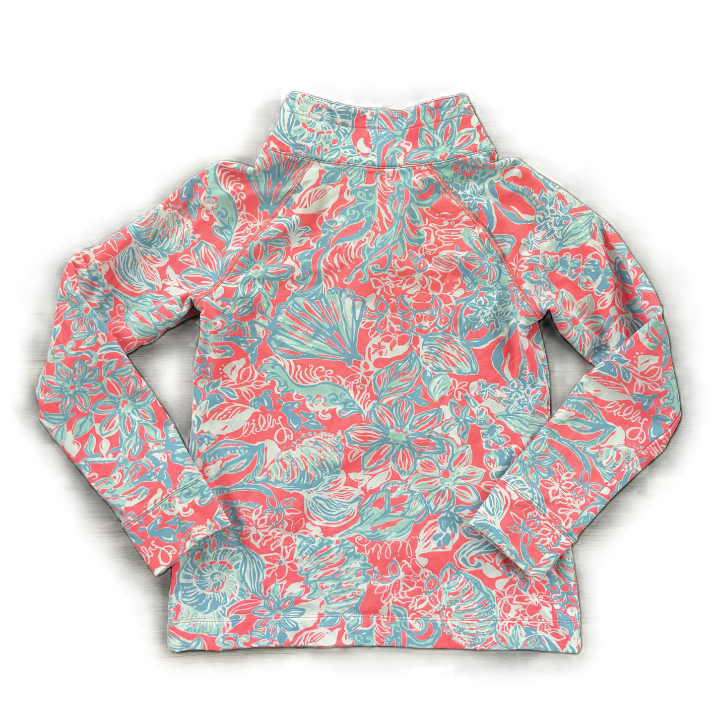 Sweatshirt Designer By Lilly Pulitzer In Blue & Pink, Size: S