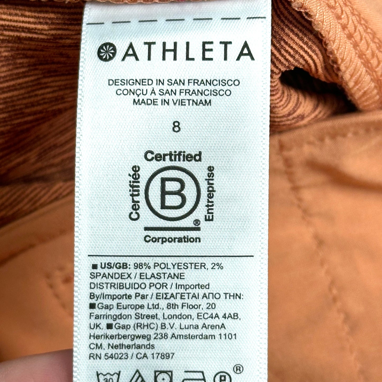 Athletic Pants By Athleta In Orange, Size: M