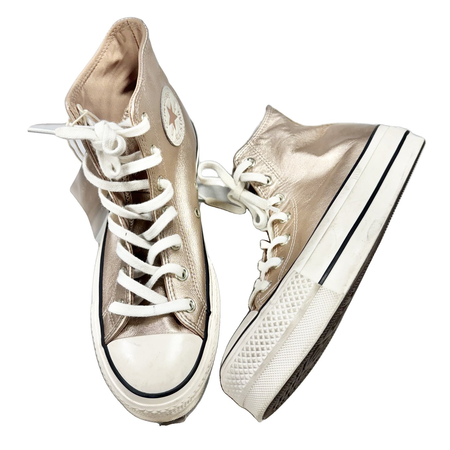 Shoes Sneakers By Converse In Rose Gold, Size: 8