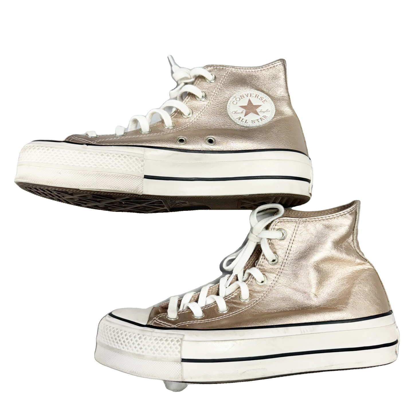 Shoes Sneakers By Converse In Rose Gold, Size: 8