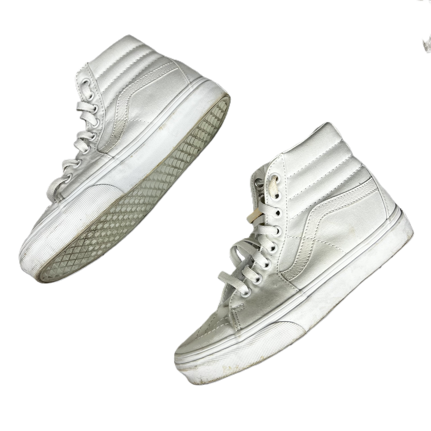 Ivory Shoes Sneakers By Vans, Size: 7.5