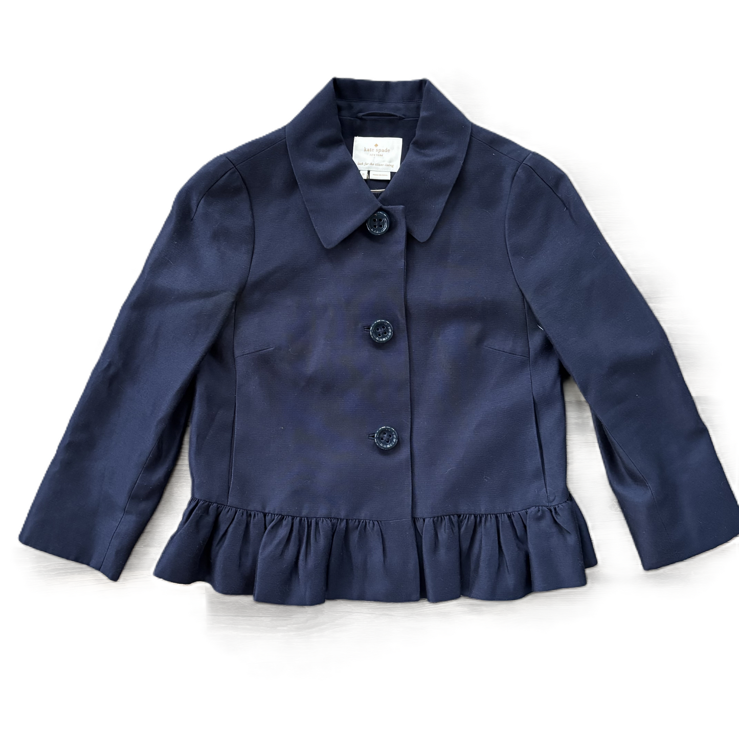 Blazer By Kate Spade In Navy, Size: XS/0