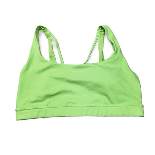 Green Athletic Bra By Athleta, Size: L