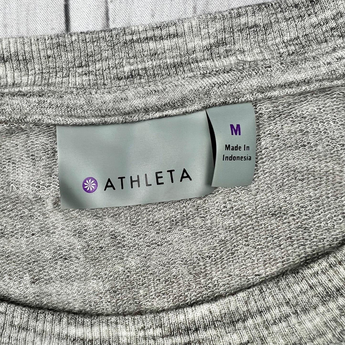 Grey Top Long Sleeve Basic By Athleta, Size: M