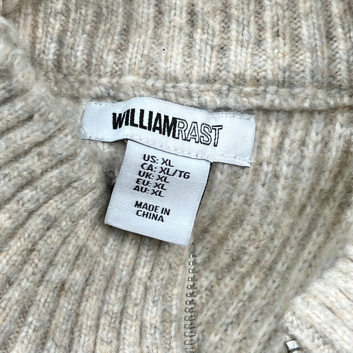 Cream Sweater By William Rast, Size: Xl