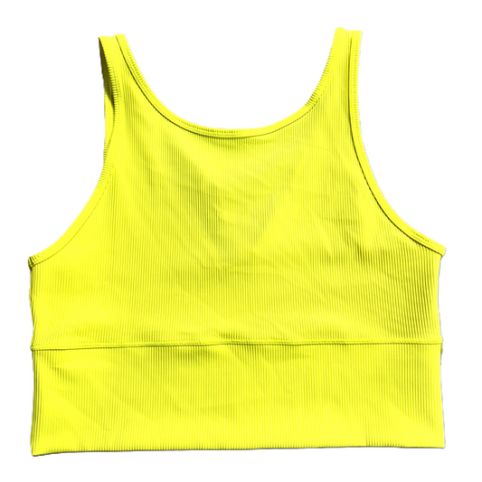 Yellow Athletic Tank Top By Lululemon, Size: 12