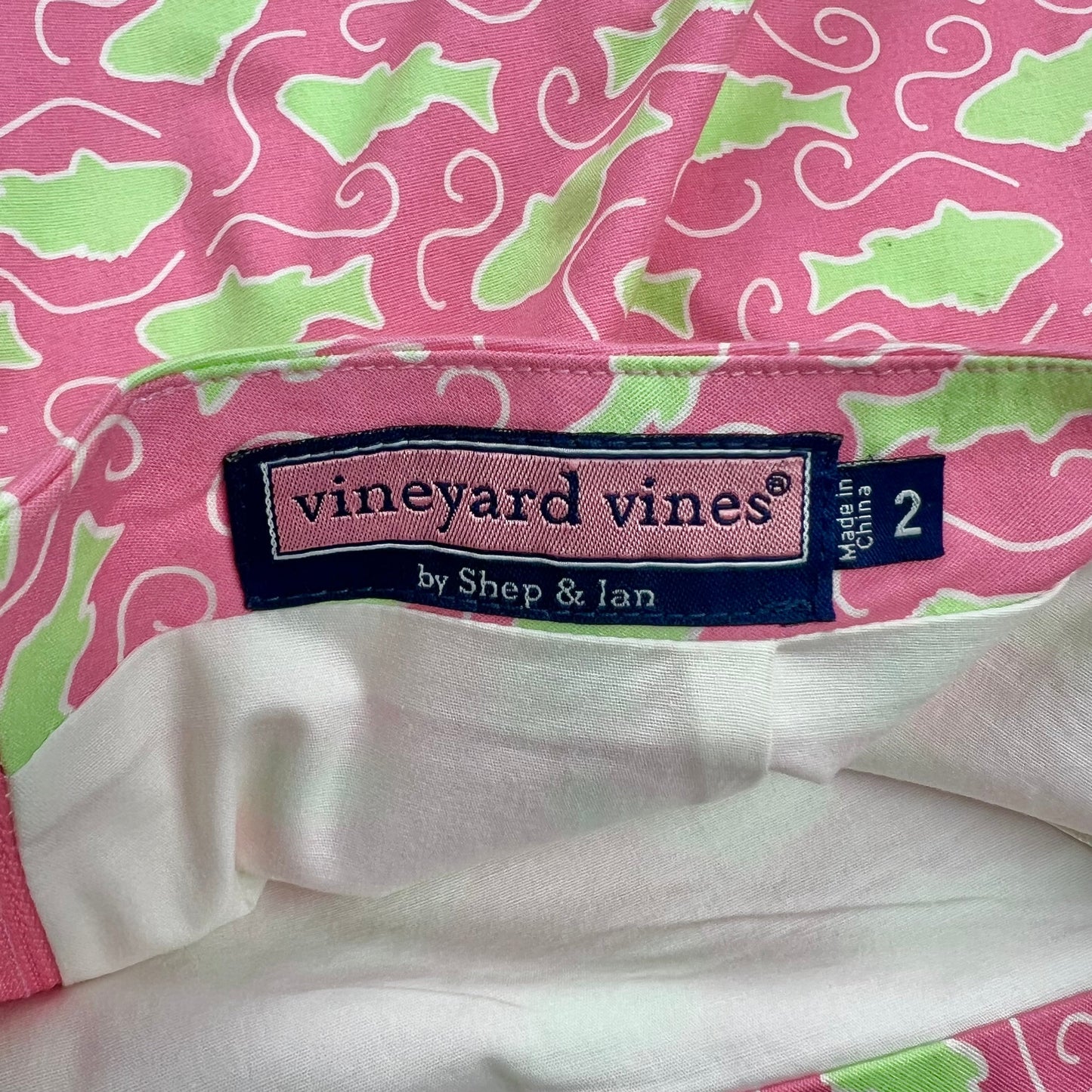 Green & Pink Skirt Mini & Short By Vineyard Vines, Size: S