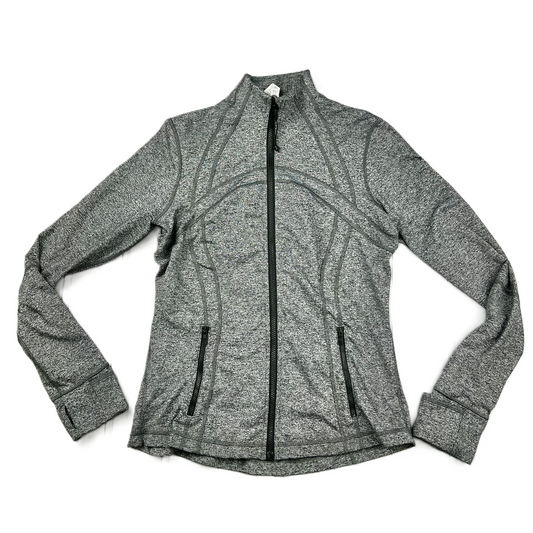 Black & Grey Athletic Jacket By Lululemon, Size: L