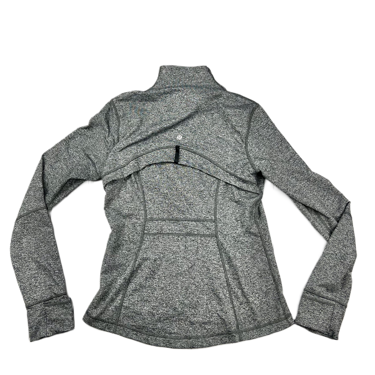 Black & Grey Athletic Jacket By Lululemon, Size: L