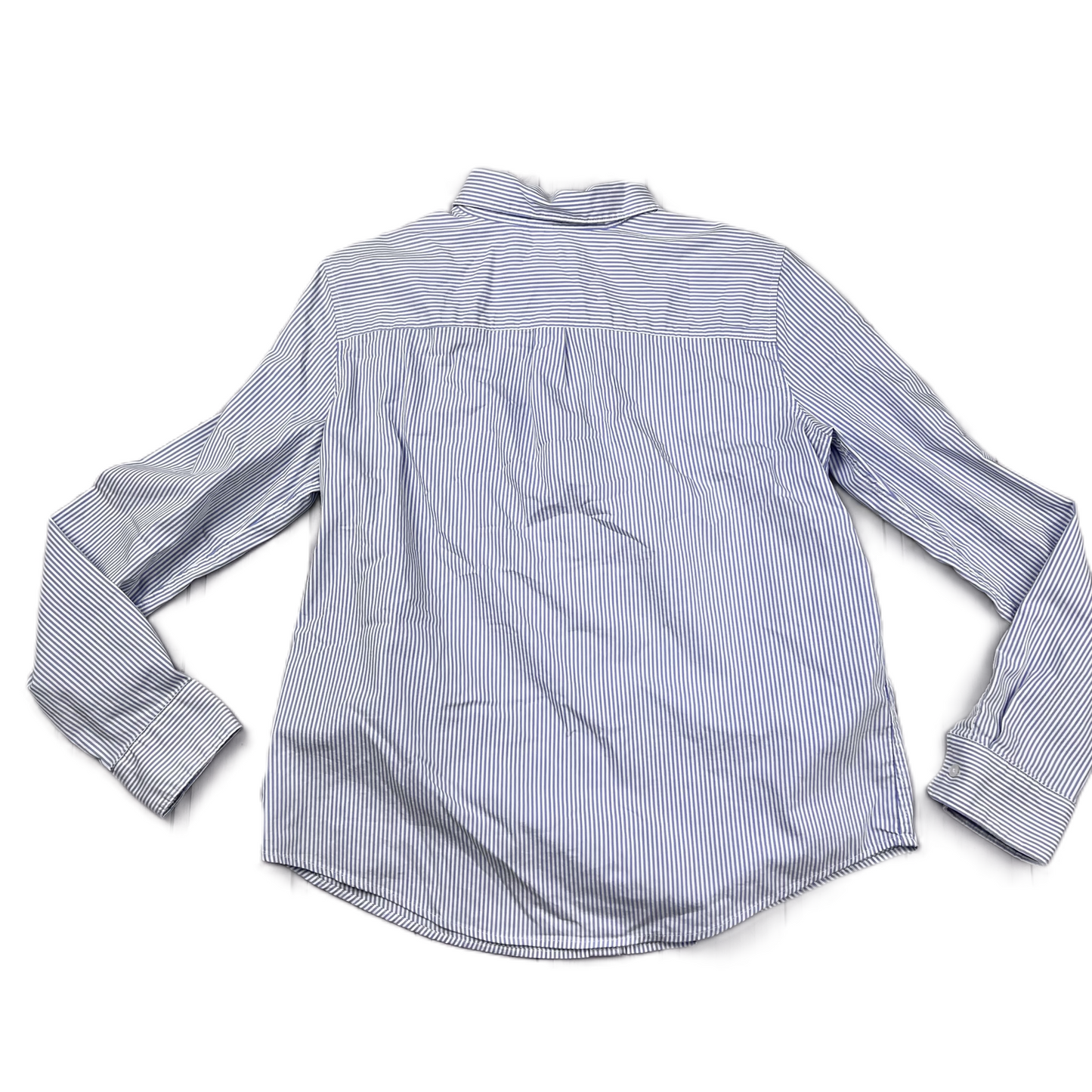 Blue & White Top Long Sleeve By Banana Republic, Size: S