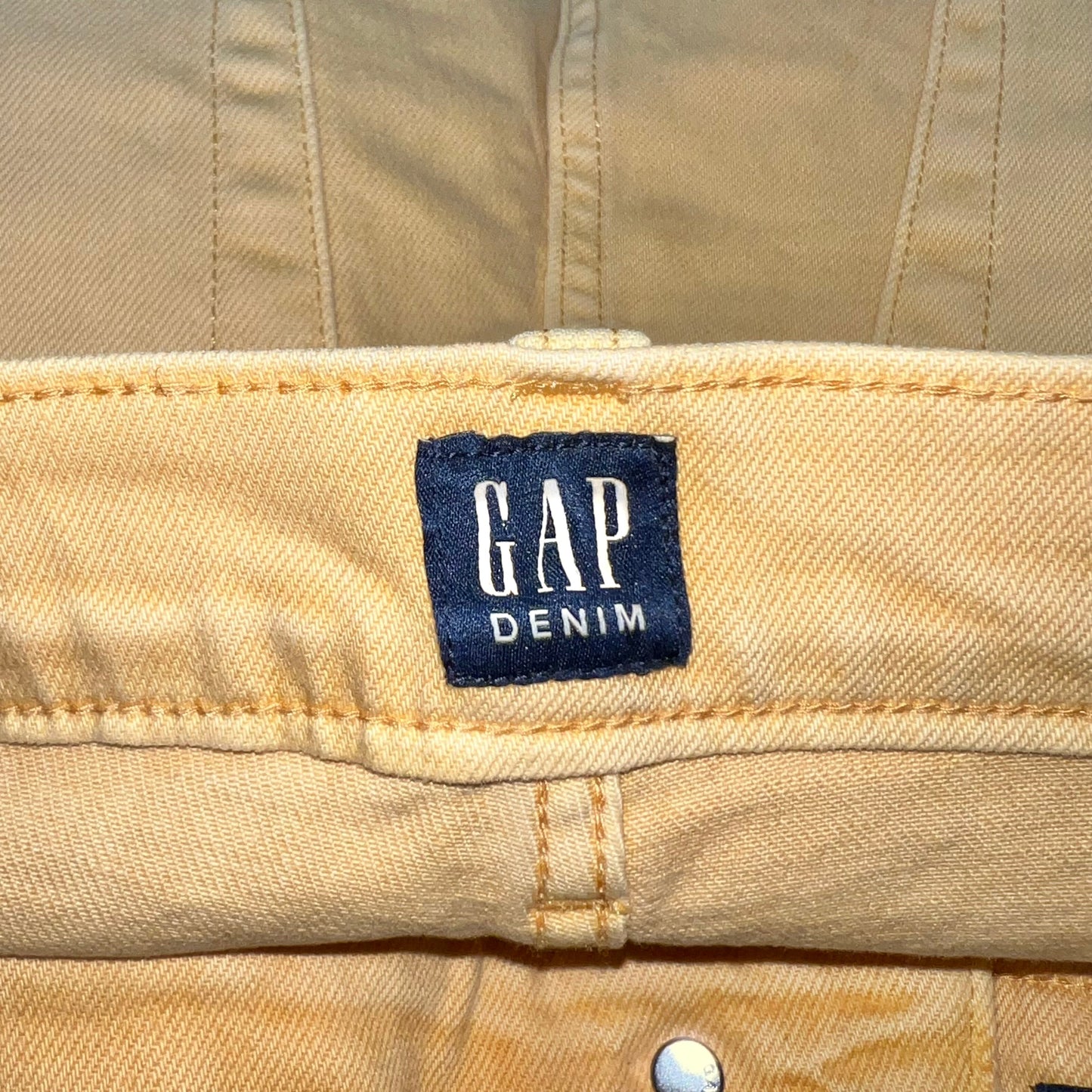 Orange Denim Jeans Straight By Gap, Size: 4