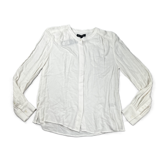 White Top Long Sleeve By Banana Republic, Size: S