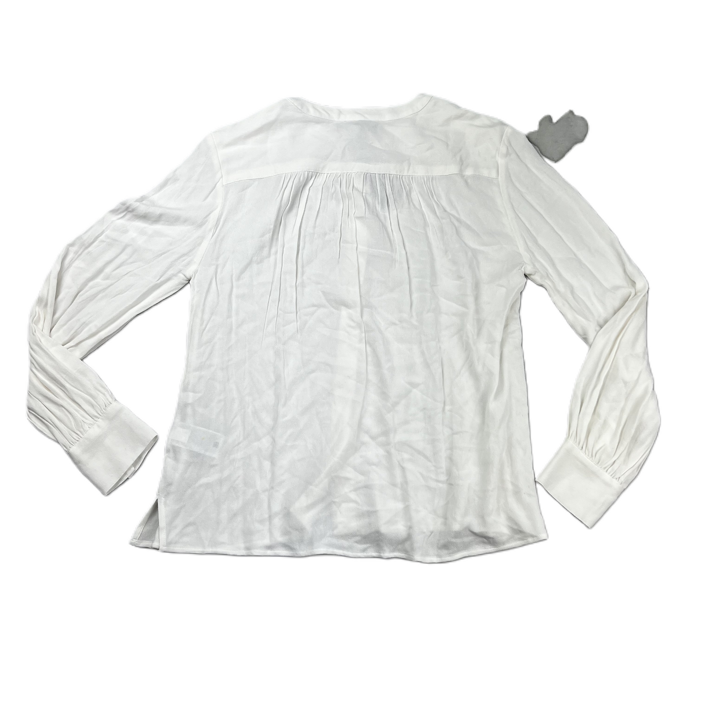 White Top Long Sleeve By Banana Republic, Size: S